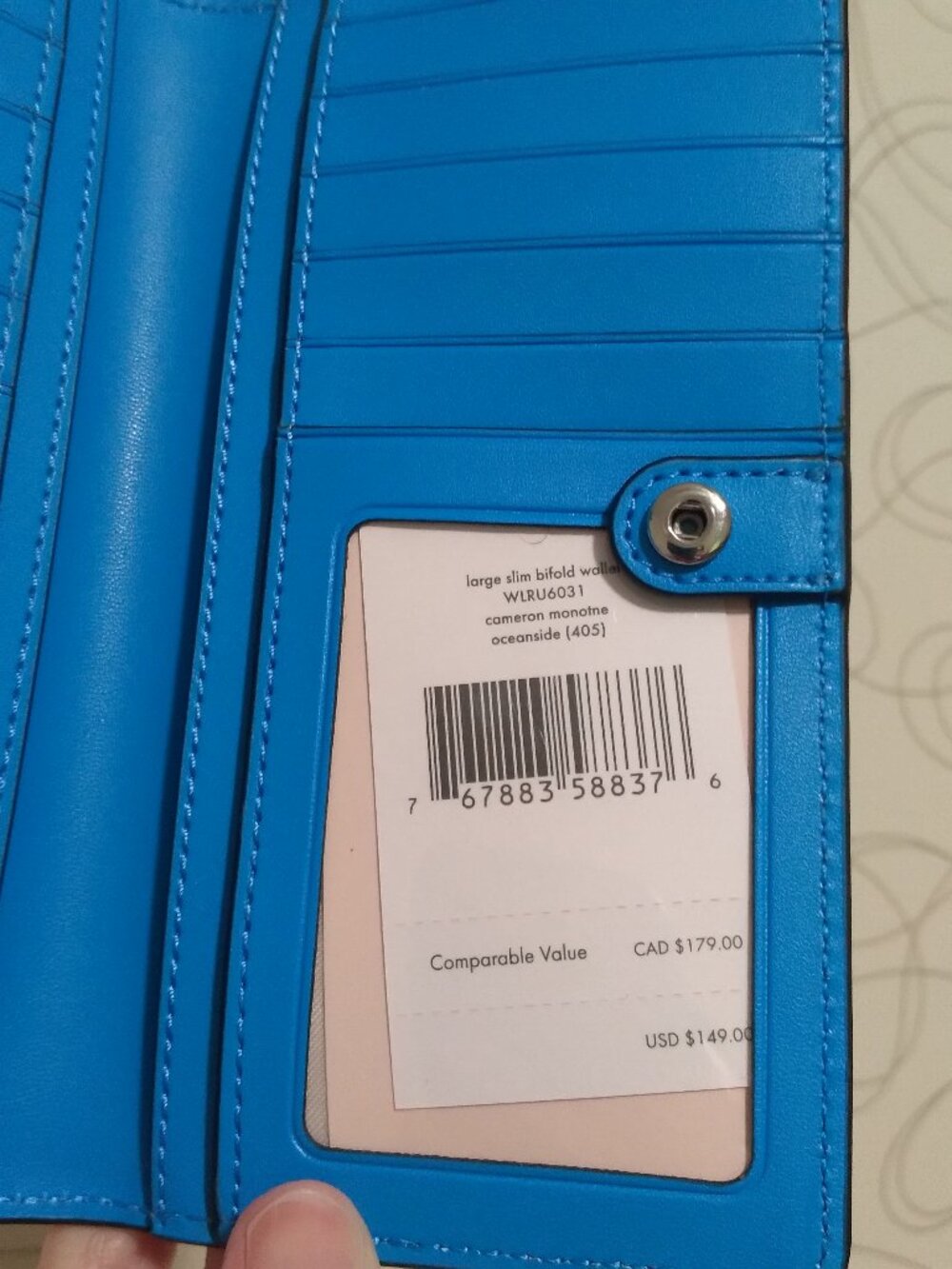 Kate Spade Slim Bifold Wallet - Picture 7 of 7